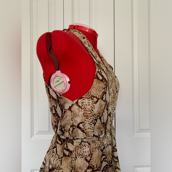 Sundays leopard print maxi beach dress size US6 - Picture 4 of 12